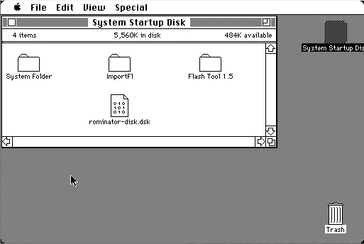 ROM-inator tutorial: imported disk image