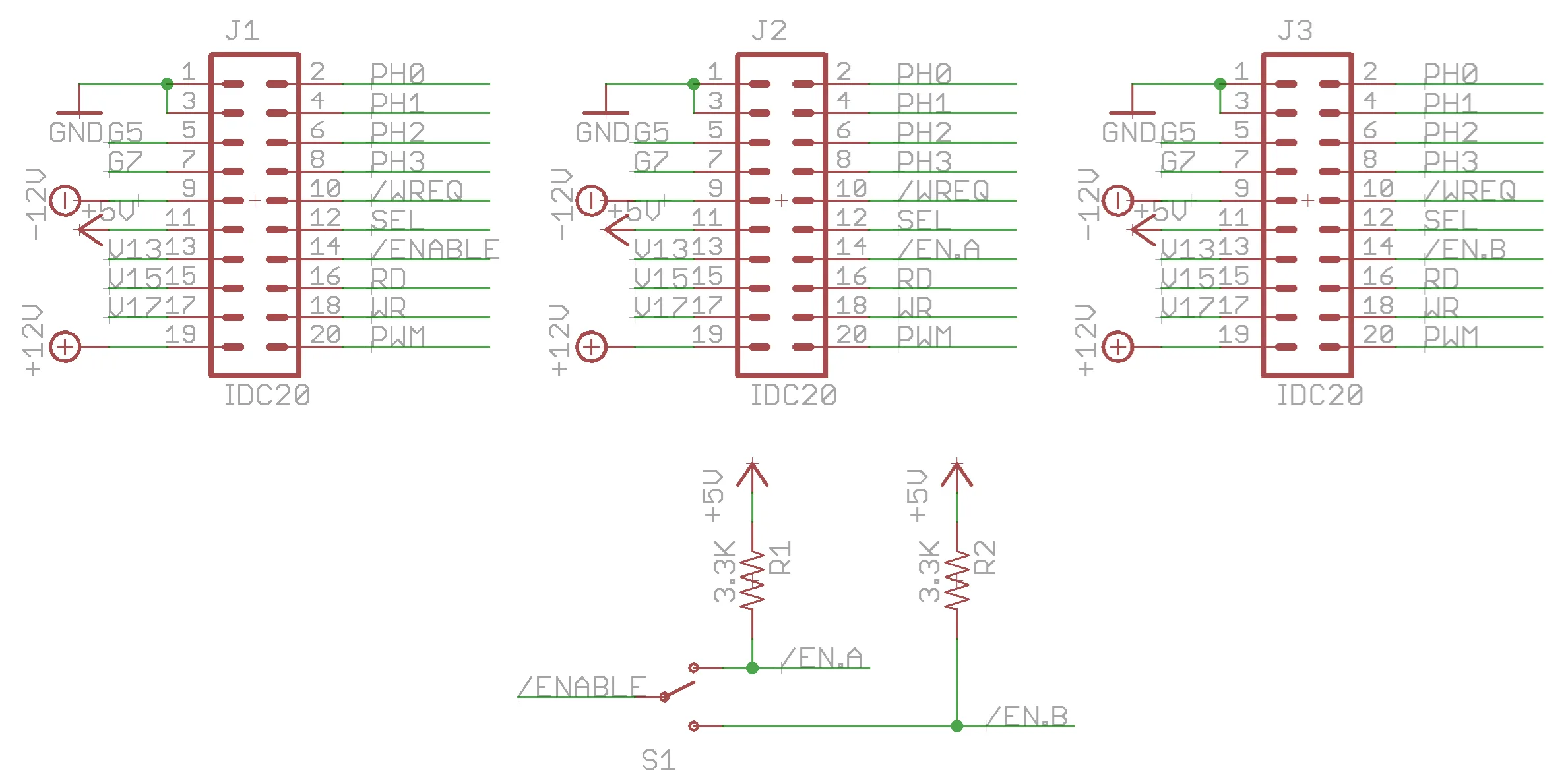 A/B switch schematic