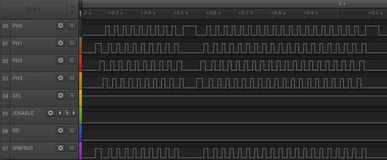 Disk II signals when mounting a disk
