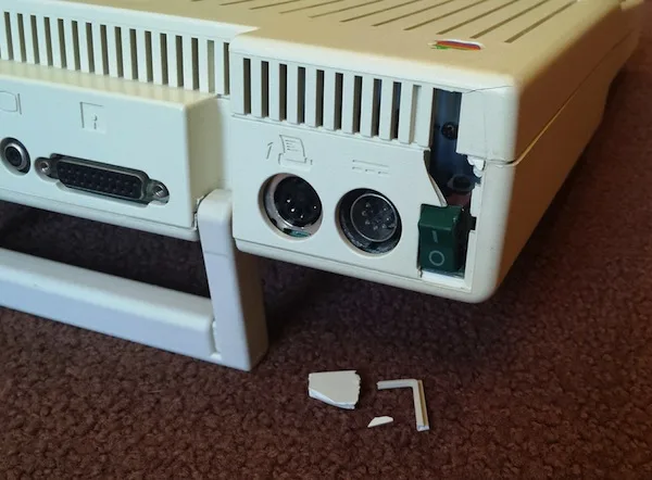 Apple IIc with a broken power switch