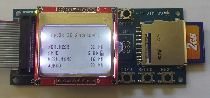 Floppy Emu with four Smartport volumes