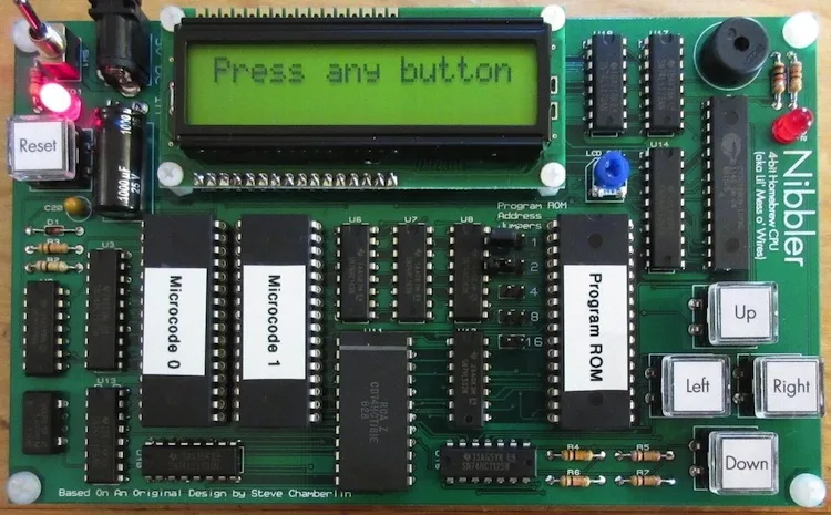 Nibbler PCB built by William Buchholz