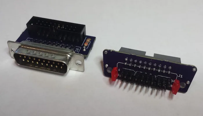 DB-19 substitute adapters, front