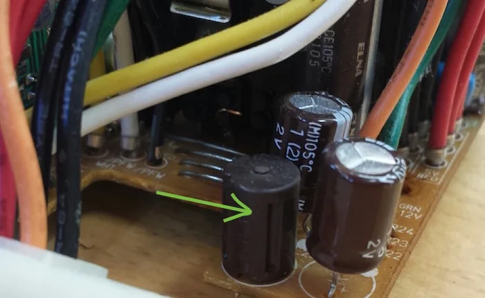 Mystery component on the power supply board