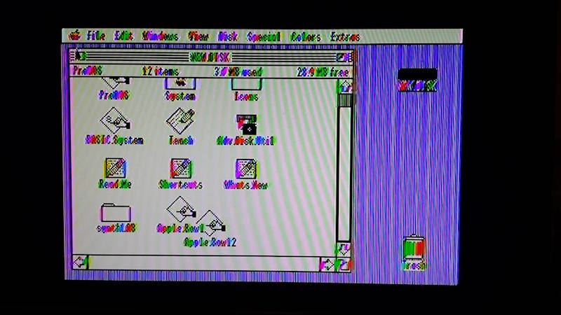 AV2HDMI GSOS desktop, color mode