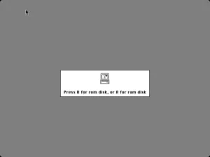 ROM-inator II startup prompt
