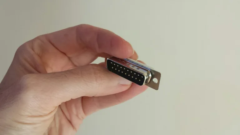 First newly made DB-19 connector