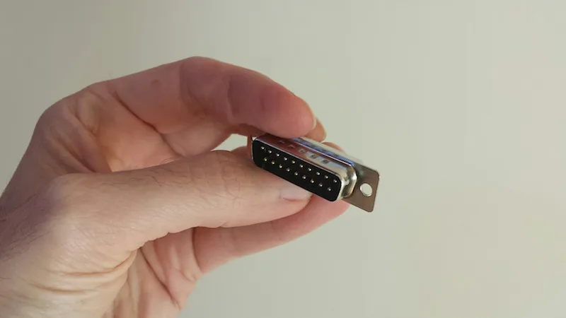 First newly made DB-19 connector
