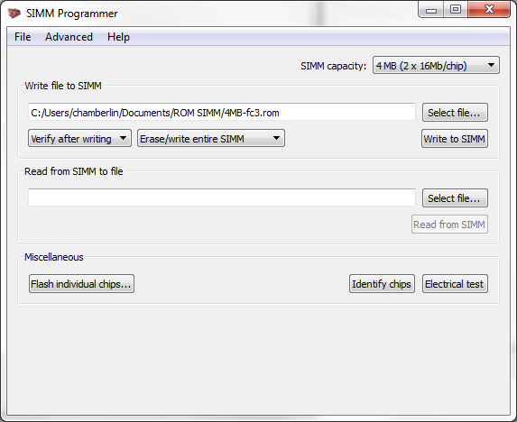 simm-programmer-software