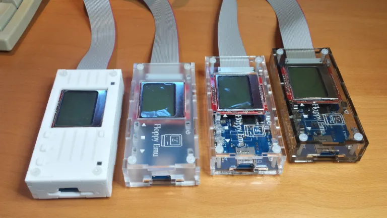 Four Floppy Emu case styles
