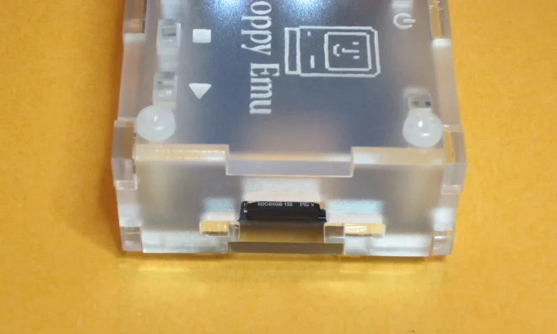 SD card opening on the frosted case