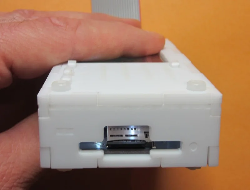 SD card opening on the Snow White case