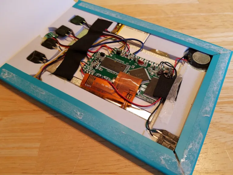Inside the video mailer