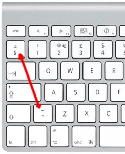 ISO keyboard key positions