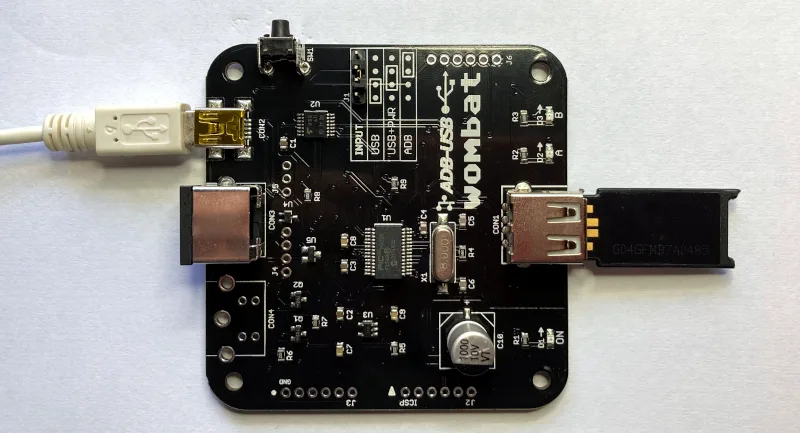 Updating Wombat firmware from a USB drive