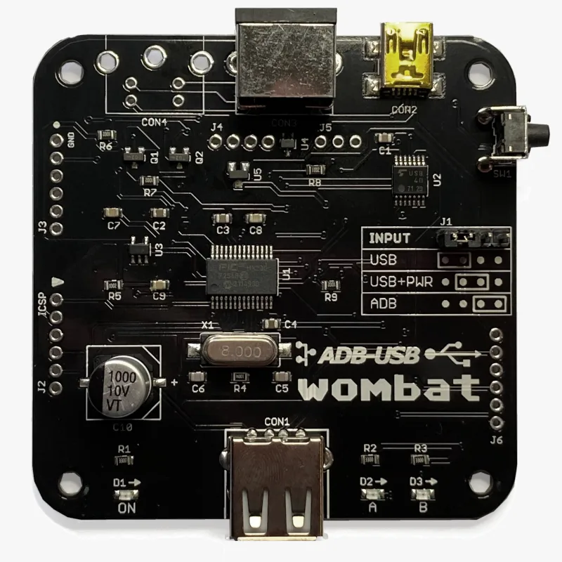 Wombat ADB-USB board