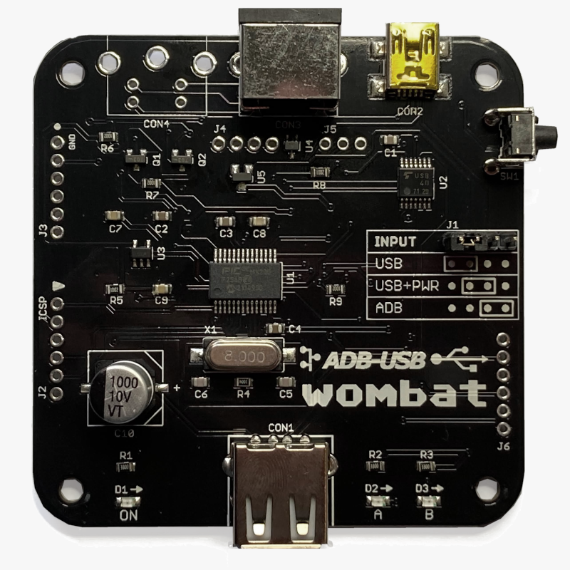 Wombat ADB-USB Input Converter