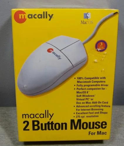 Macally two-button mouse for Mac