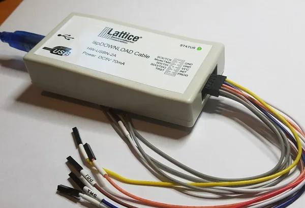 Lattice JTAG programming cable