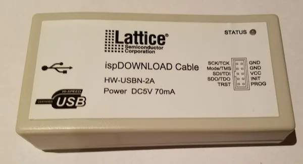 Lattice HW-USBN-2A programmer, the other clone