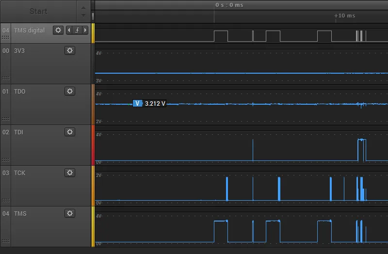Noisier TDO signal in the Apple IIe