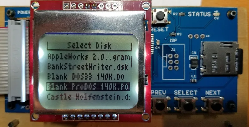 Nokia 5110 LCD with the 3x5 font
