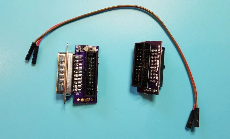 Apple IIc drive switcher parts