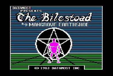 The Bilestoad title screen