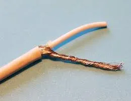 Stripped cable wires