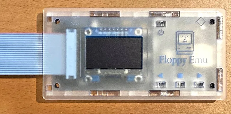 Top piece placed on the case