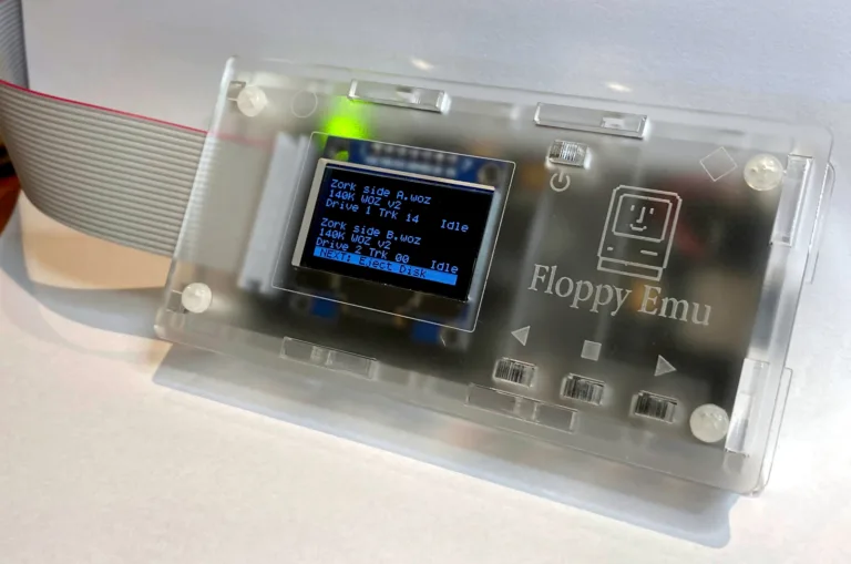 Floppy Emu Model C in dual 5.25 mode