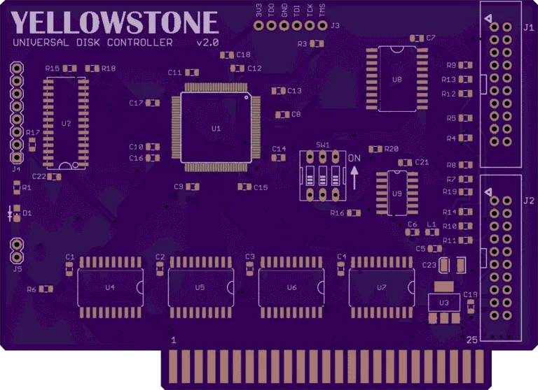 Yellowstone 2.0 PCB layout