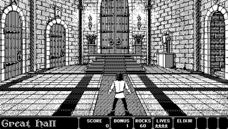 Dark Castle intro screen