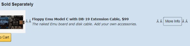 Garbled characters on the store page