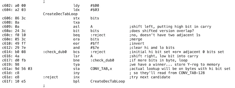 Disk II boot ROM disassembly