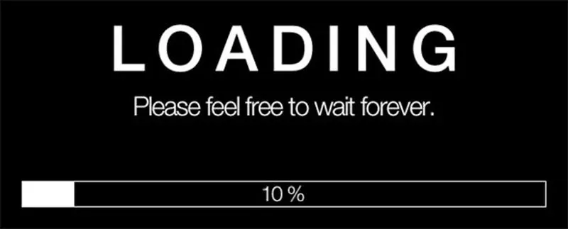 Loading... please feel free to wait forever