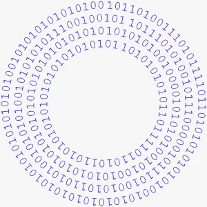 Bits around a circular disk track