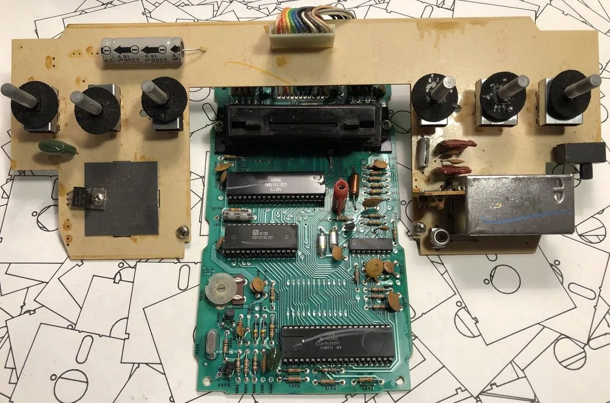Early Atari VCS prototype circuit board