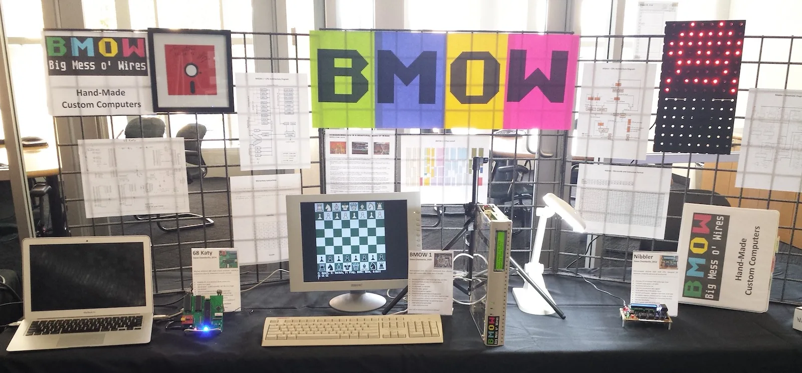 BMOW exhibit table