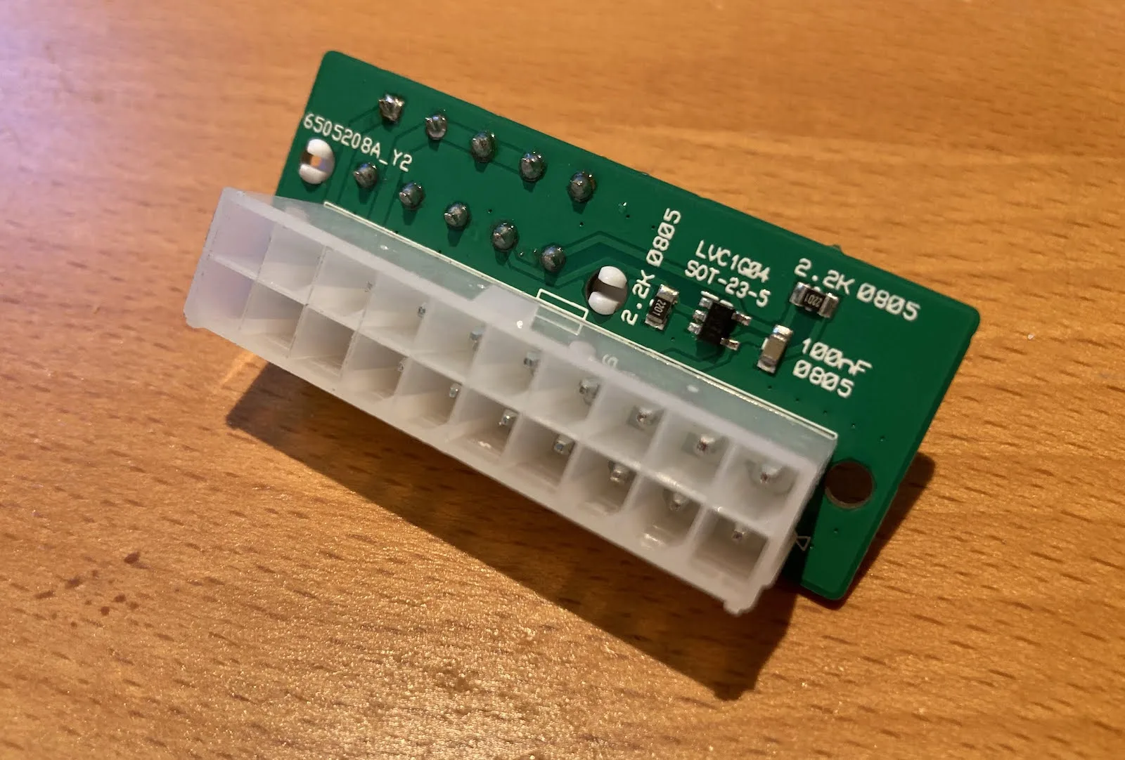 ATX to Mac adapter board, ATX side