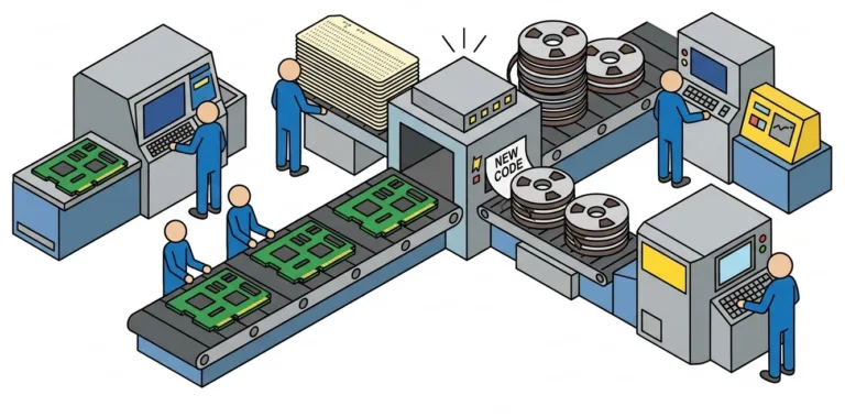 PCB manufacturing assembly line