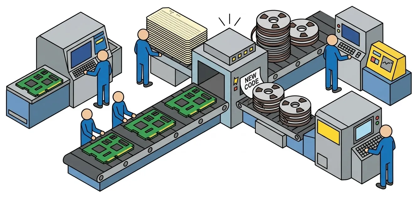 PCB manufacturing assembly line
