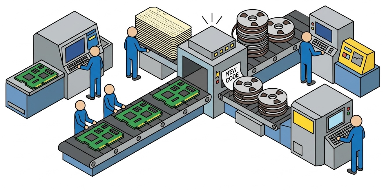 PCB manufacturing assembly line